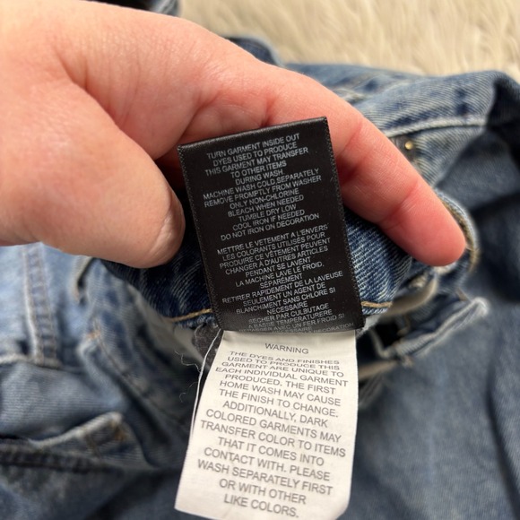 Empyre Men's Unisex 32 Medium Wash Baggy Jeans Drawstring Street Urban Skater - Picture 6 of 8